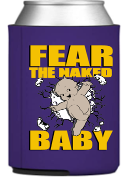 Fear the baby koozie