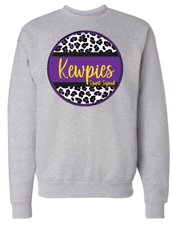 Kewpies Spirit Squad leopard circle